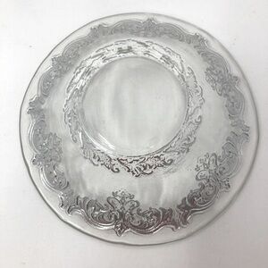 Vintage silver overlay bowl